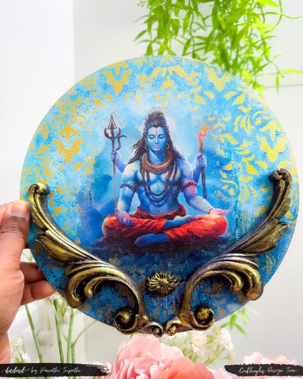 Om Namah Shivay - DIY Decoupage Project 8