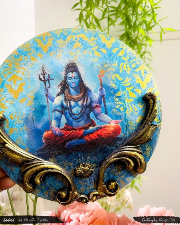 Om Namah Shivay - DIY Decoupage Project 7