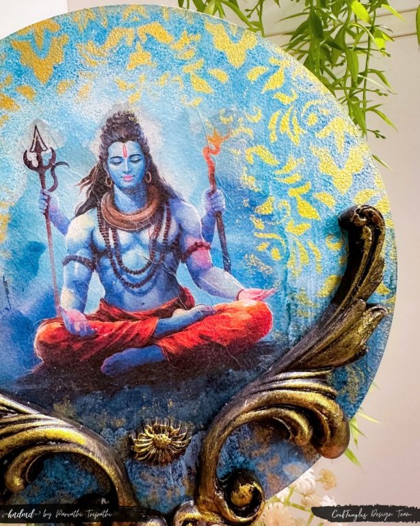 Om Namah Shivay - DIY Decoupage Project 6
