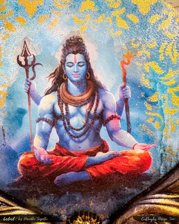 Om Namah Shivay - DIY Decoupage Project 1