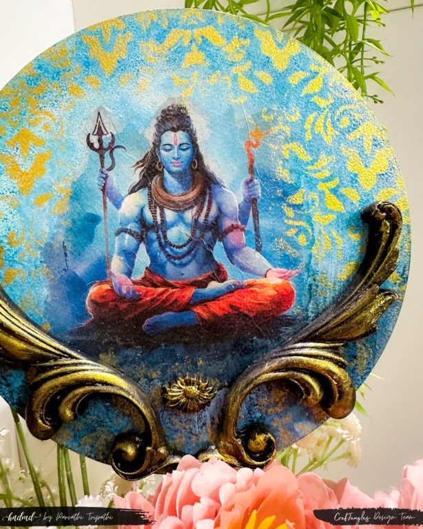 Om Namah Shivay - DIY Decoupage Project 4