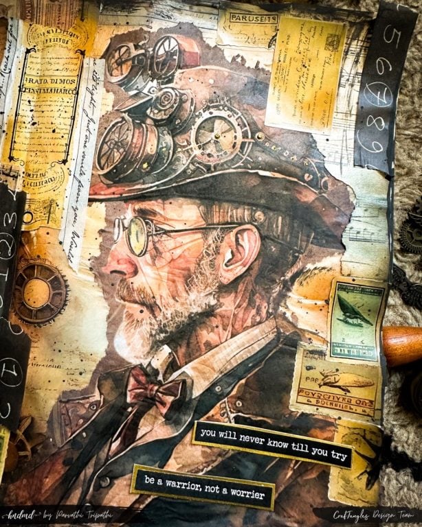 Steampunk Vintage Man Journal page 3 Steampunk Vintage Man Journal page 3