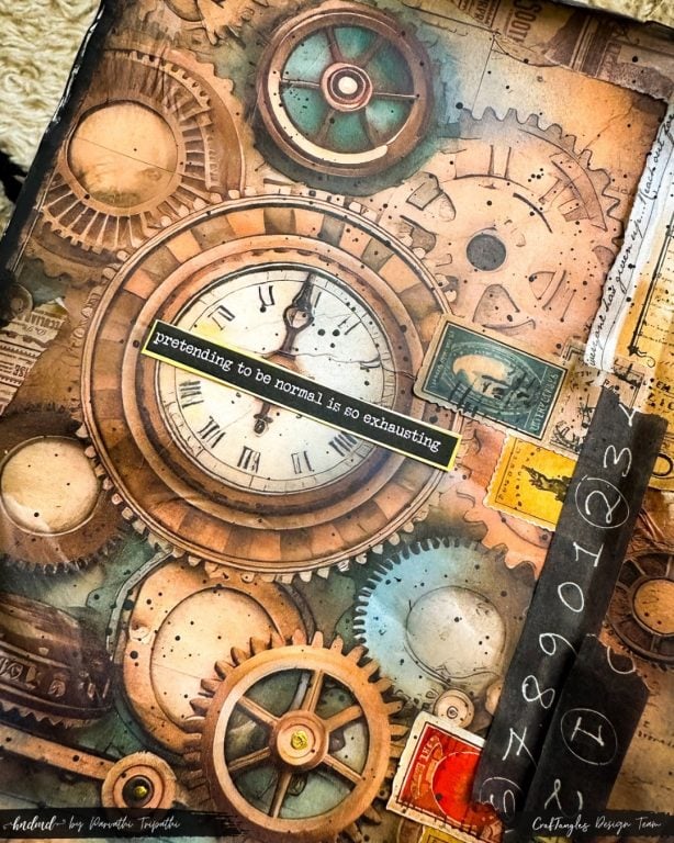 Steampunk Vintage Man Journal page 7 Steampunk Vintage Man Journal page 7