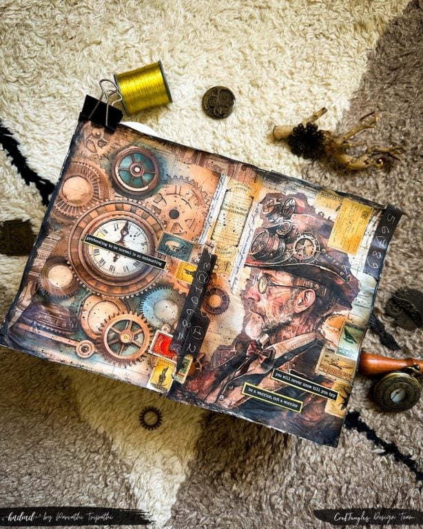 Steampunk Vintage Man Journal page 2 Steampunk Vintage Man Journal page 2