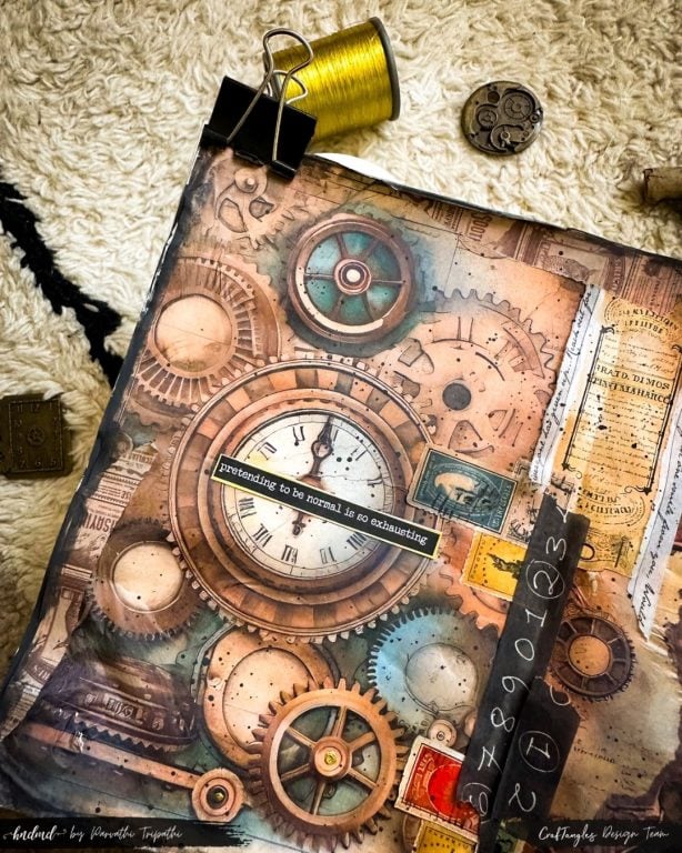 Steampunk Vintage Man Journal page 10 Steampunk Vintage Man Journal page 10