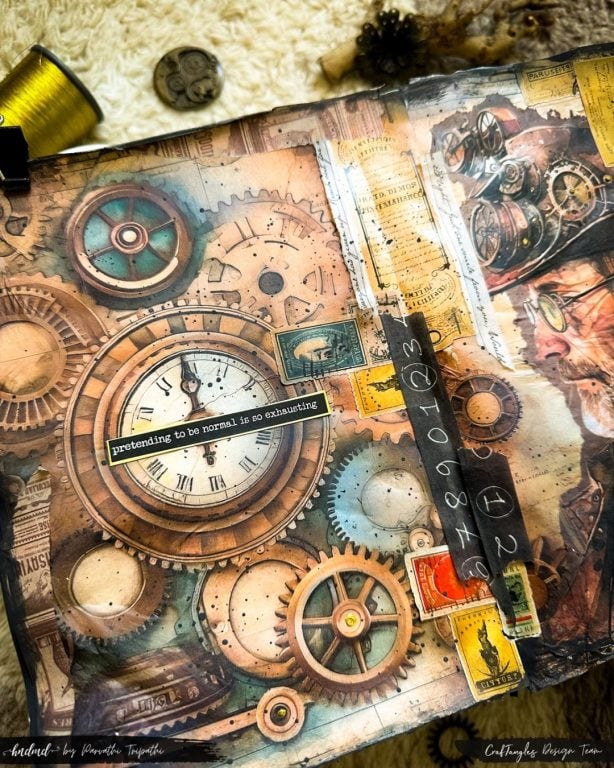 Steampunk Vintage Man Journal page 9 Steampunk Vintage Man Journal page 9