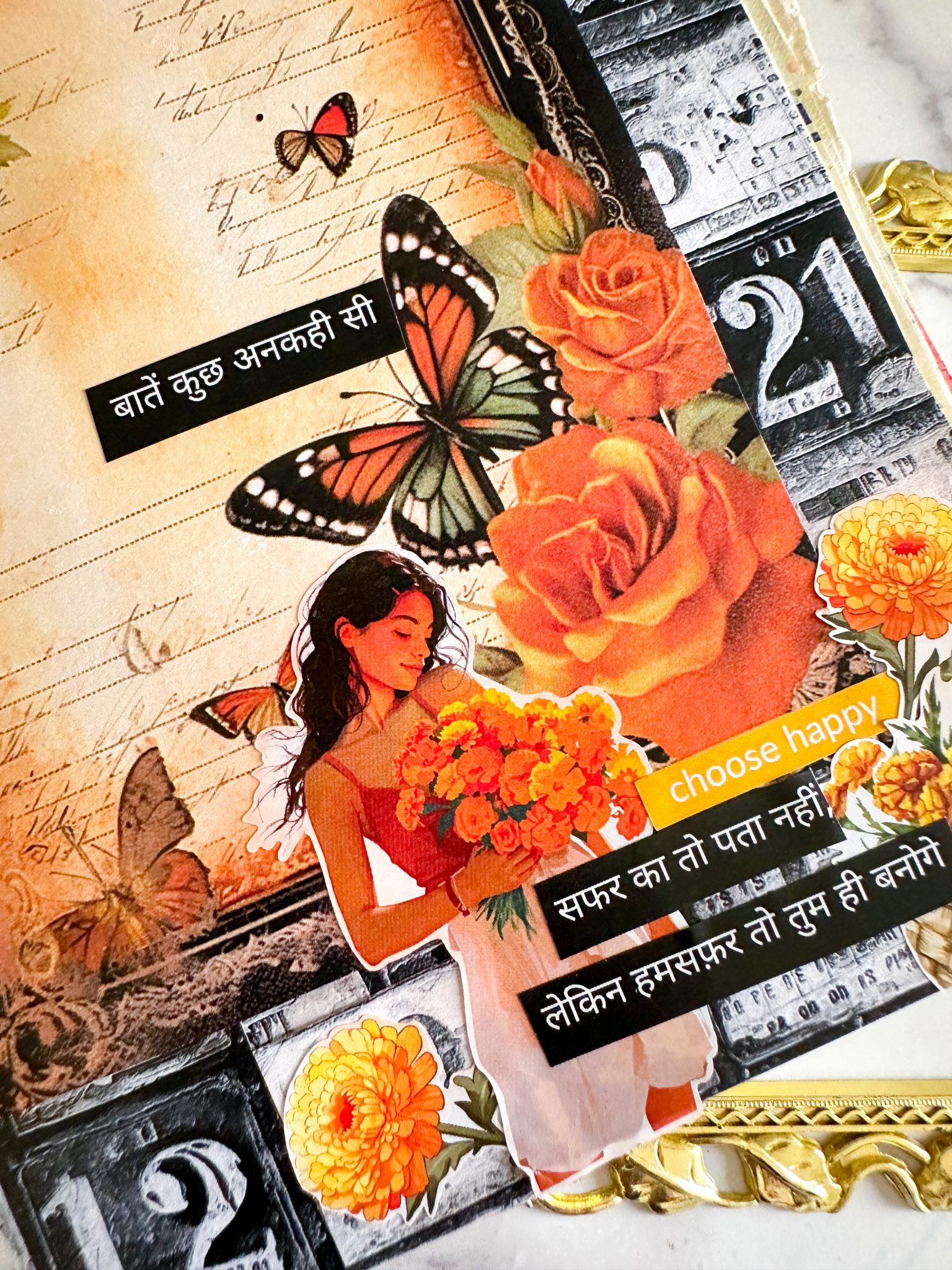 The Friendship beyond words - An art Journal page 11