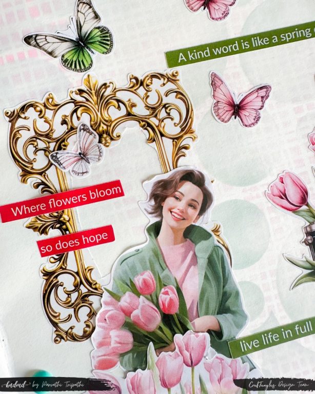 Bloom like the Spring - An art journal page 3 Bloom like the Spring - An art journal page 3