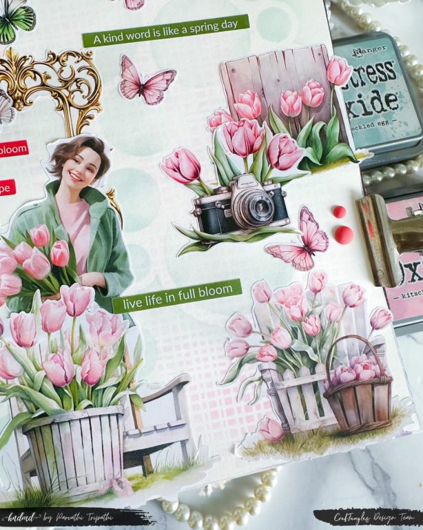 Bloom like the Spring - An art journal page 4 Bloom like the Spring - An art journal page 4