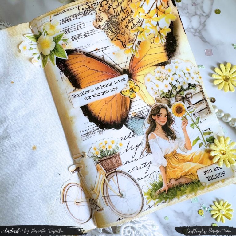 You are enough - An art journal page 4 You are enough - An art journal page 4