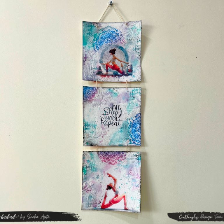 Eat Sleep Yoga Repeat - DIY Home Decor 1
