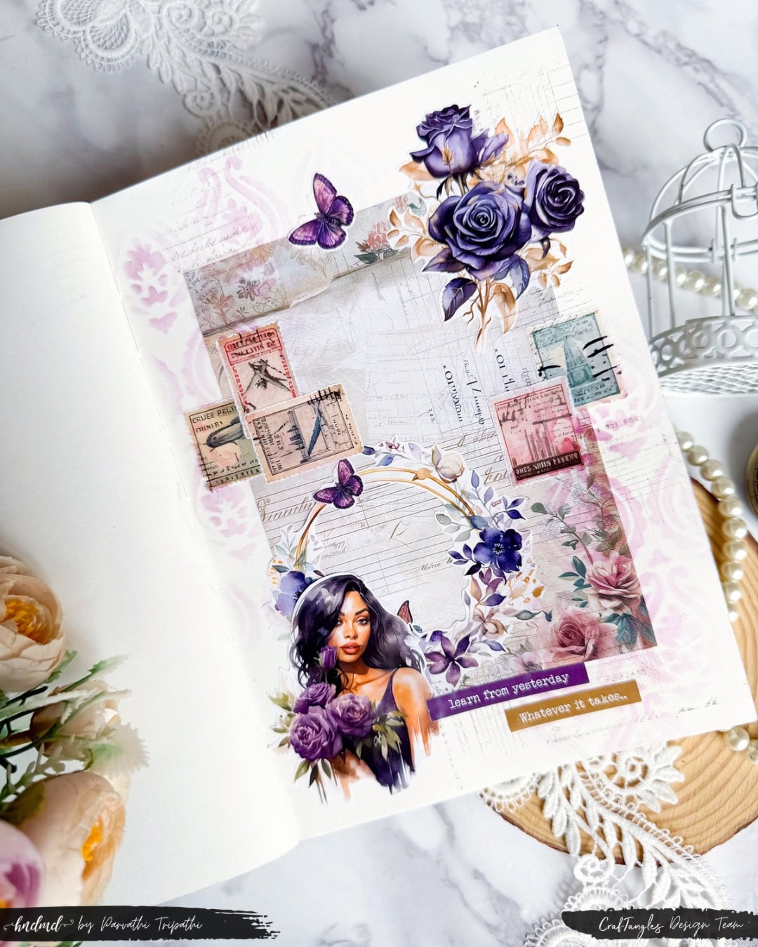 No matter what - An art journal page 9