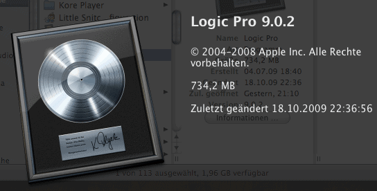 Einführung in Logic Studio 9 Tutorial