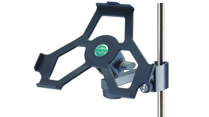 iPad Halter für Mikrofonstativ oder Befestigung an einem Rohr