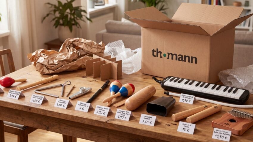 Die 15 günstigsten Instrumente bei Thomann