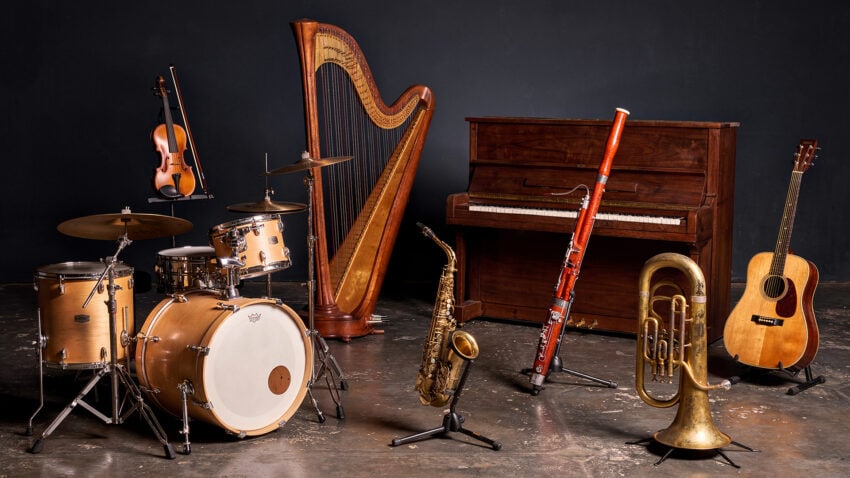 Musikinstrumente Namen