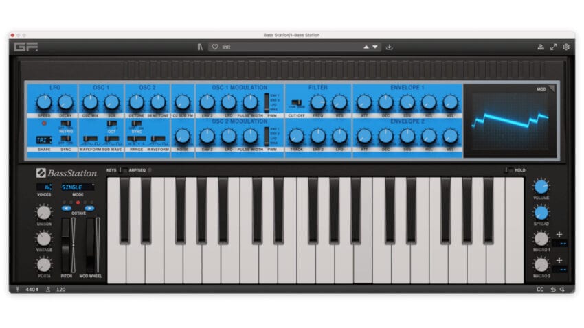 Novation GForce Bass Station