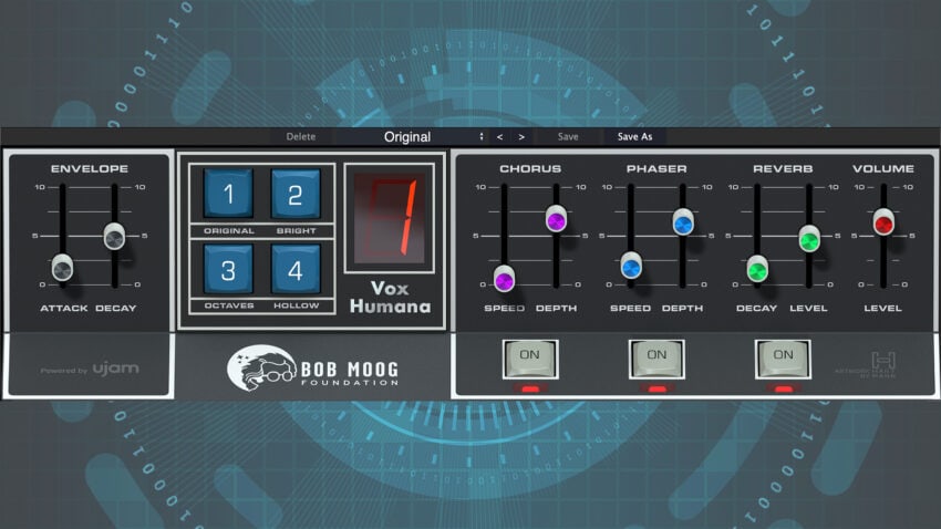 UJAM & The Bob Moog Foundation Vox Humana