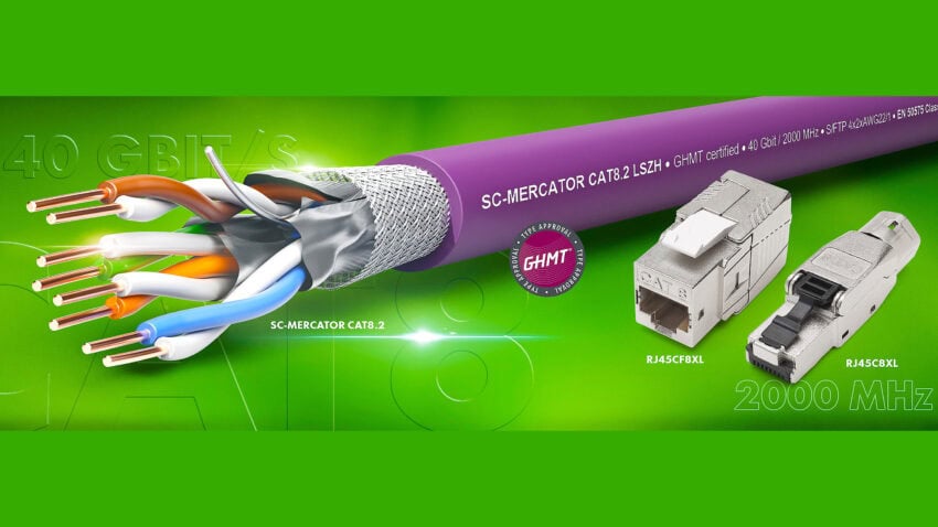 SOMMER cable CAT.8.2 Netzwerkkabel