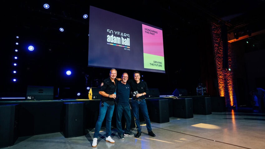 Adam Hall Group feiert 50-jähriges Firmenjubiläum