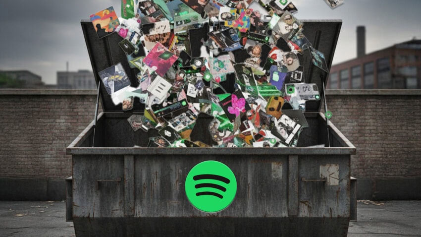 Spotify löscht Lieder