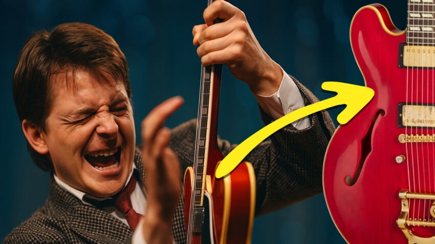 Gibson Back to the Future ES-345