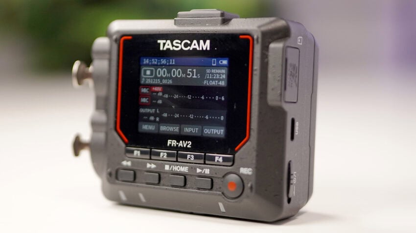 Tascam FR-AV2 Test