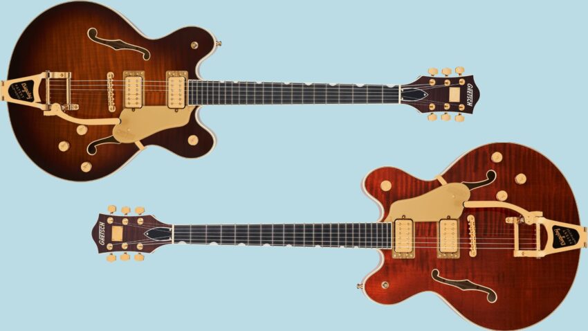 Gretsch Broadkaster LX Figured Center Block with String-Thru Bigsby