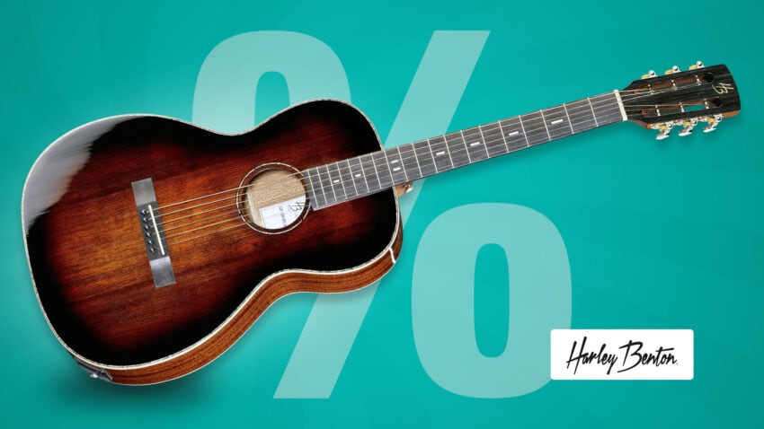 Harley Benton Angebot bei Thomann mit der CLP-12SM BRS Westerngitarre KW7