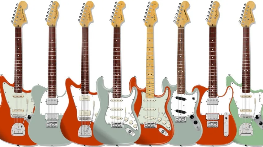 Fender Player II Gitarren mit neuen Farben