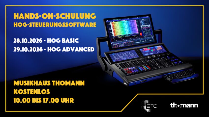 Hands-on-Schulung Hog-Steuerungssoftware