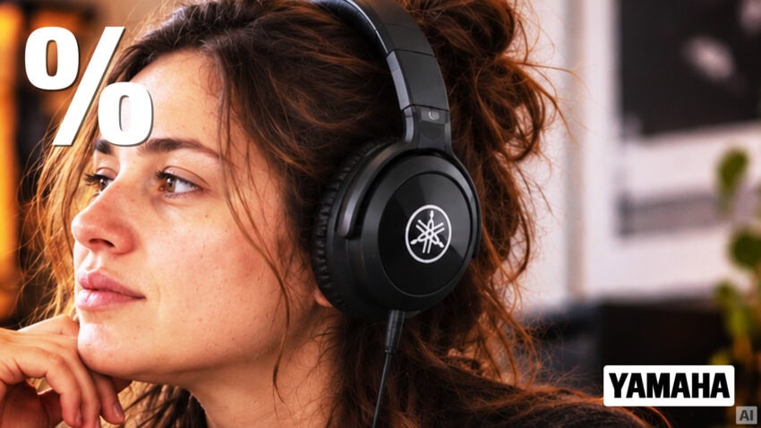 Music Store lockt mit Yamaha Kopfhörer Angebot für Musiker