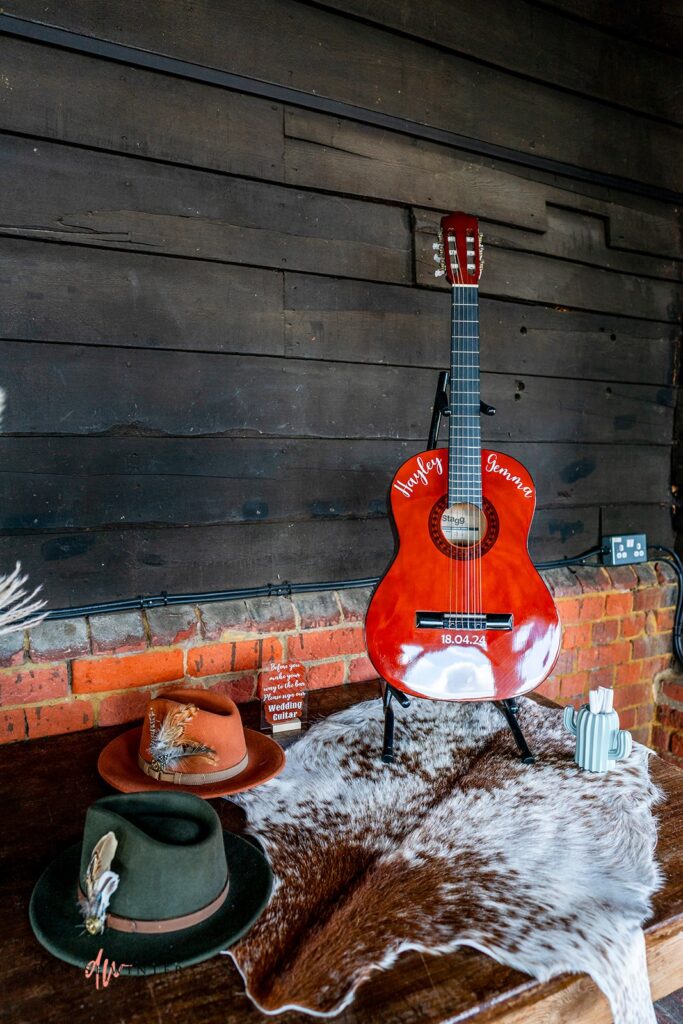 Cowboy style wedding details at Lillibrooke Manor
