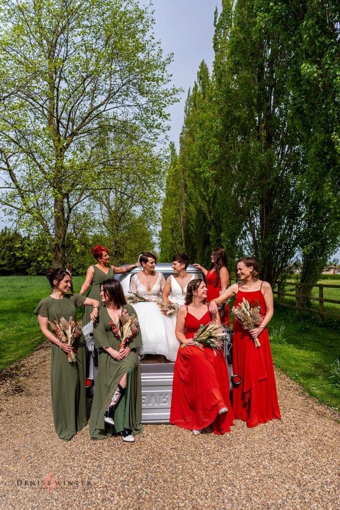 Fun group photo at Lillibrooke Manor
