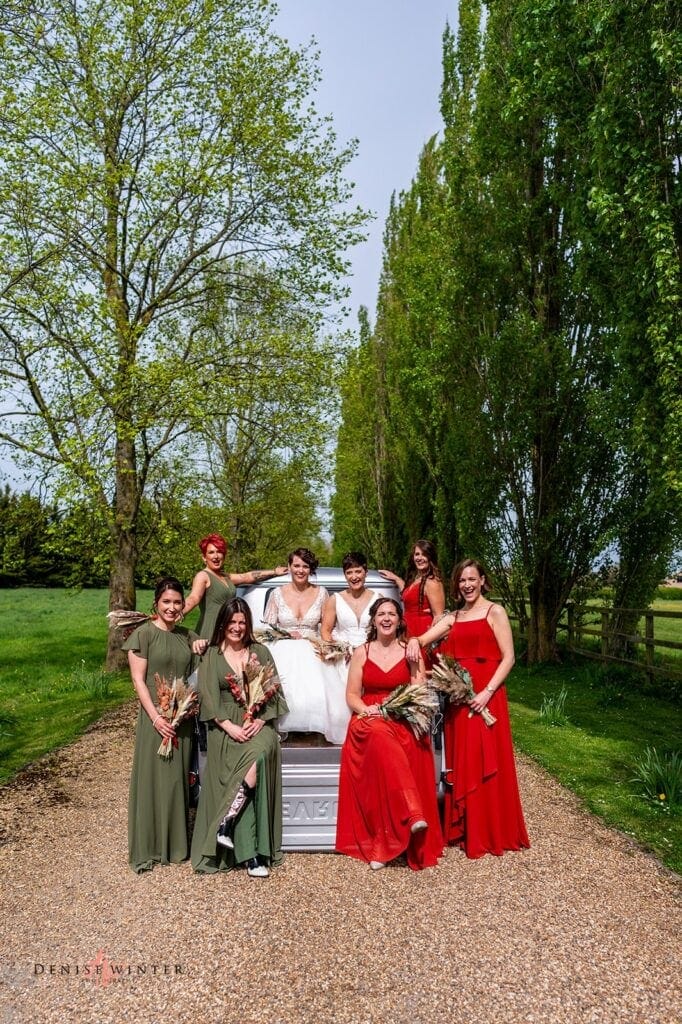 Fun group photo at Lillibrooke Manor
