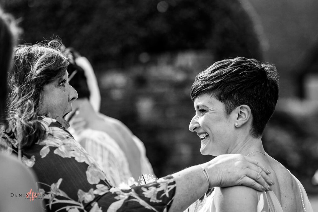 wedding guests at Lillibrooke Manor