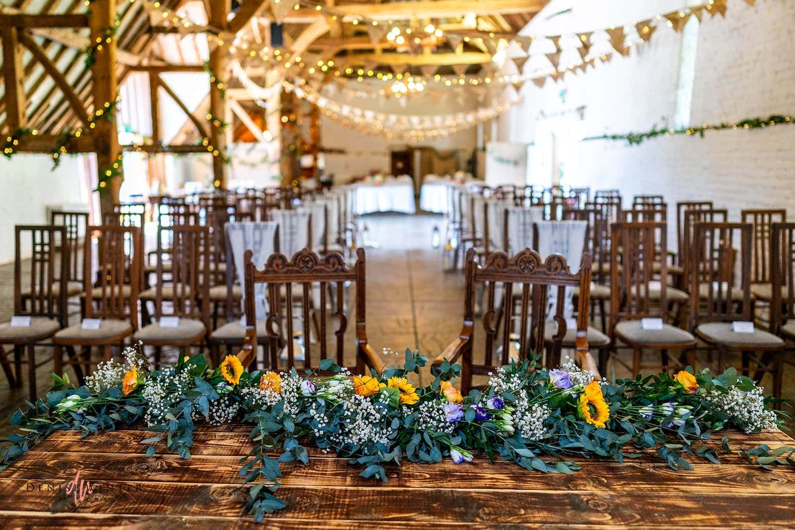 ufton court wedding ceremony barn