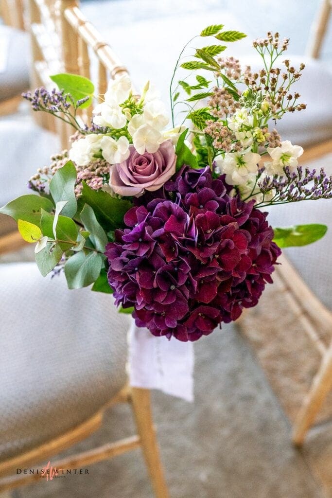 wedding flowers at wasing park 