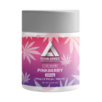 Delta Extrax Live Resin Delta 9 Pinkberry Gummies 250mg