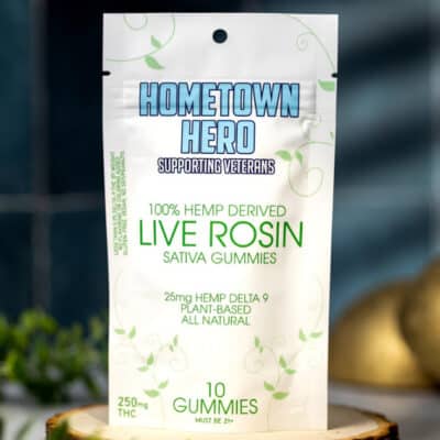 Hometown hero live Sativa 250mg Delta 9 THC