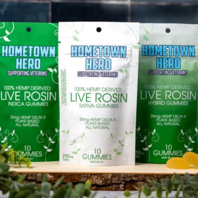 Live Rosin Delta 9 THC Gummies Hometown Hero