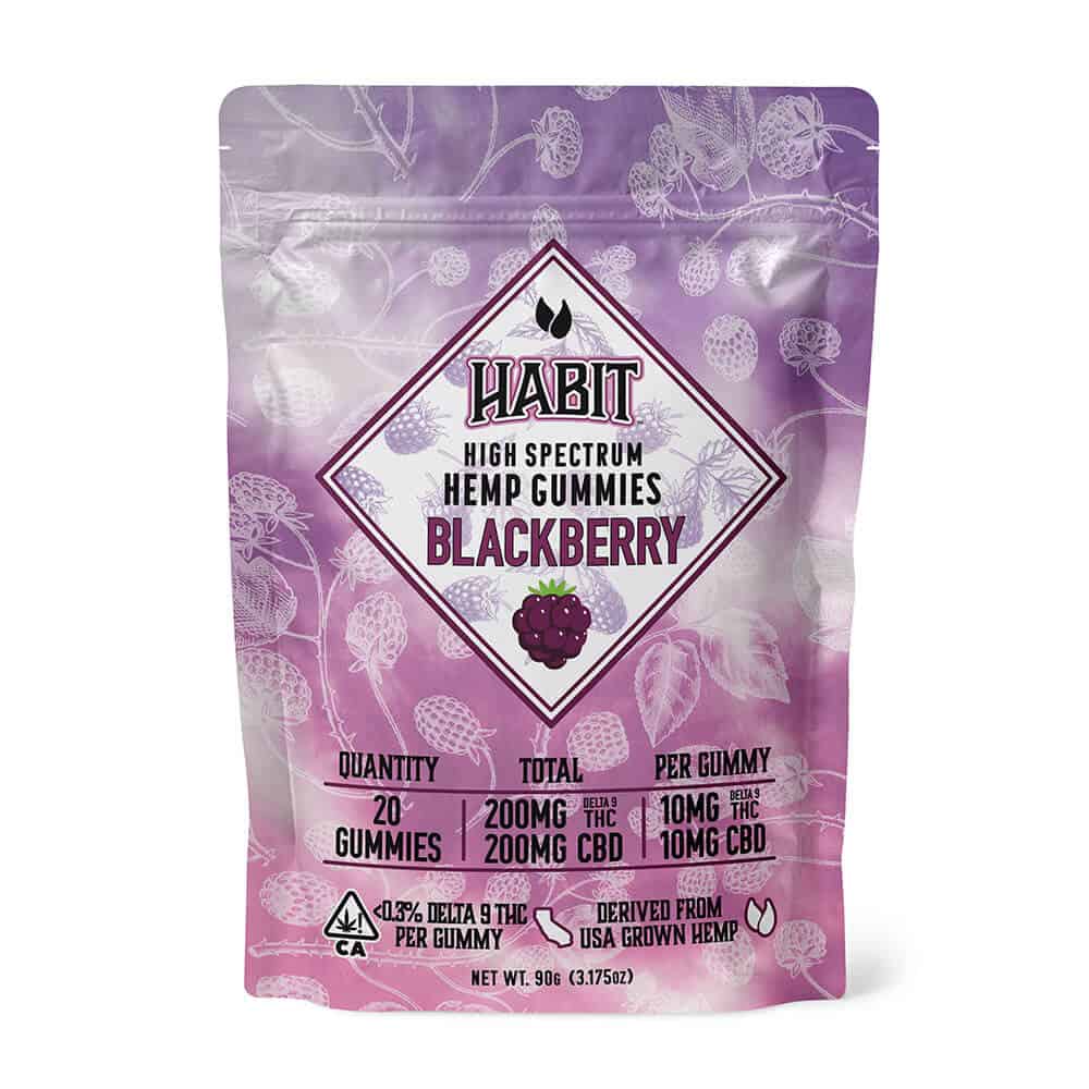 Delta 9 High Spectrum Hemp Gummies – blackberry