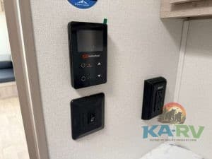 RV service panel with Suburban control system and wiring for 2026 Acclaim 2500RD.