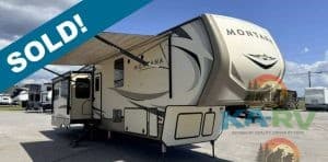 2019 Keystone Montana 3931FB RV with slide-outs and modern design.