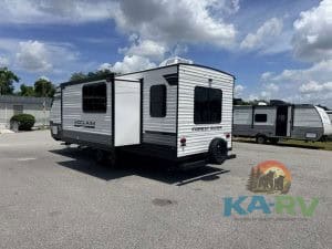 Modern 2026 Acclaim 2500RD RV parked outdoors with blue sky.