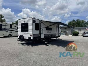Modern 2026 Acclaim 2500RD RV with black and white exterior.