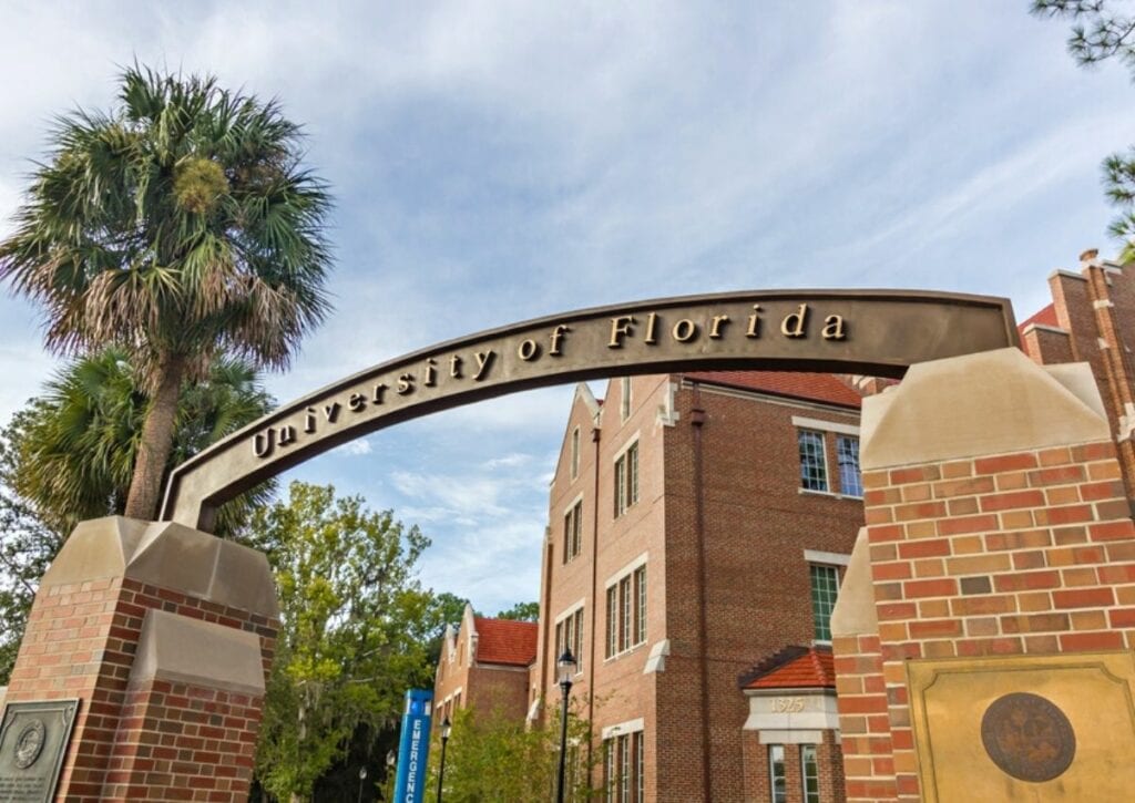 University of Florida sign