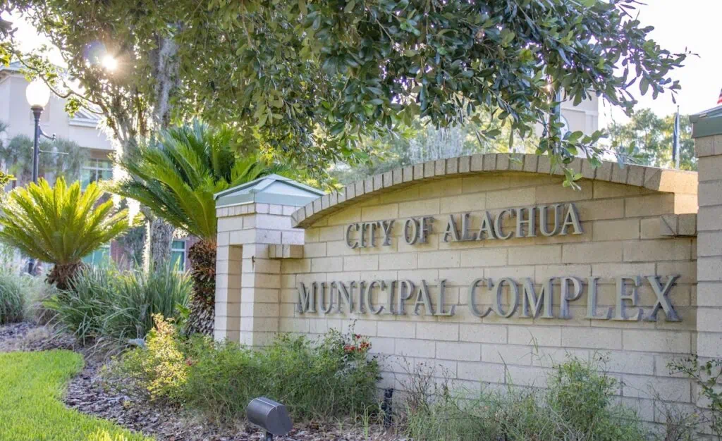 City of Alachua Municipal Complex sign