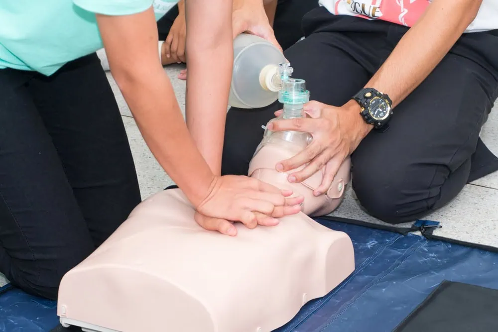 American Heart Association CPR dummy