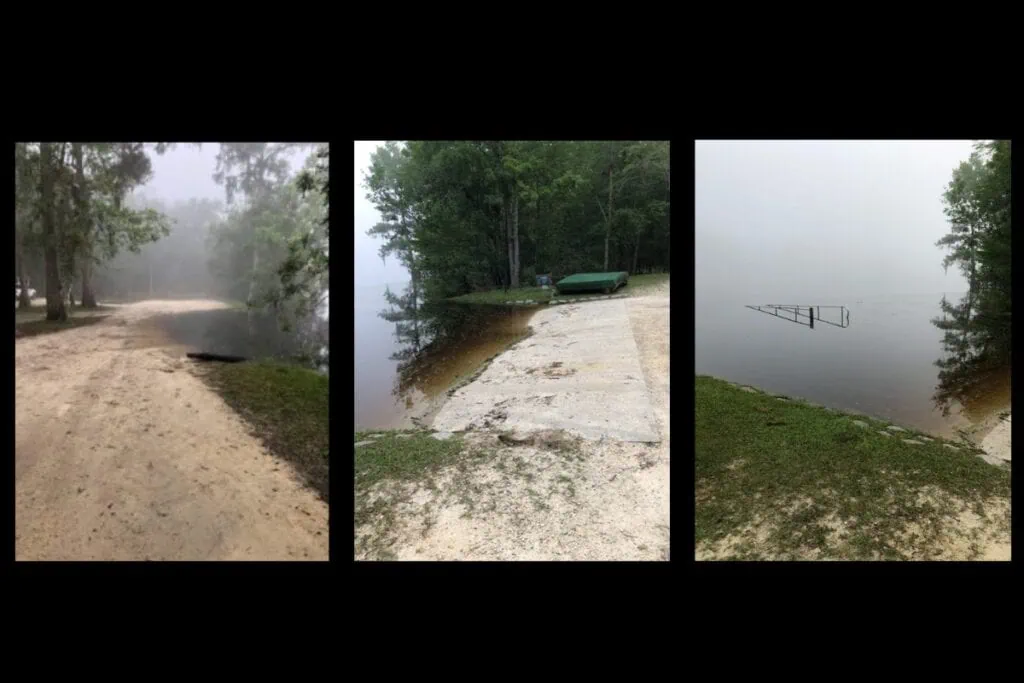 Three boat ramps in Levy County were shut down on Friday due to rising water along the Suwannee River.